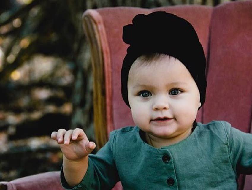 BluTaylor® - Wholesale Baby Headwrap - Baby - Vintage Head Wrap Hat - Black4