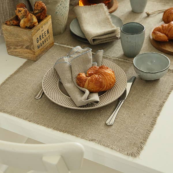 LinenMe - Wholesale Placemat - Linen Placemat Natural Rustic3