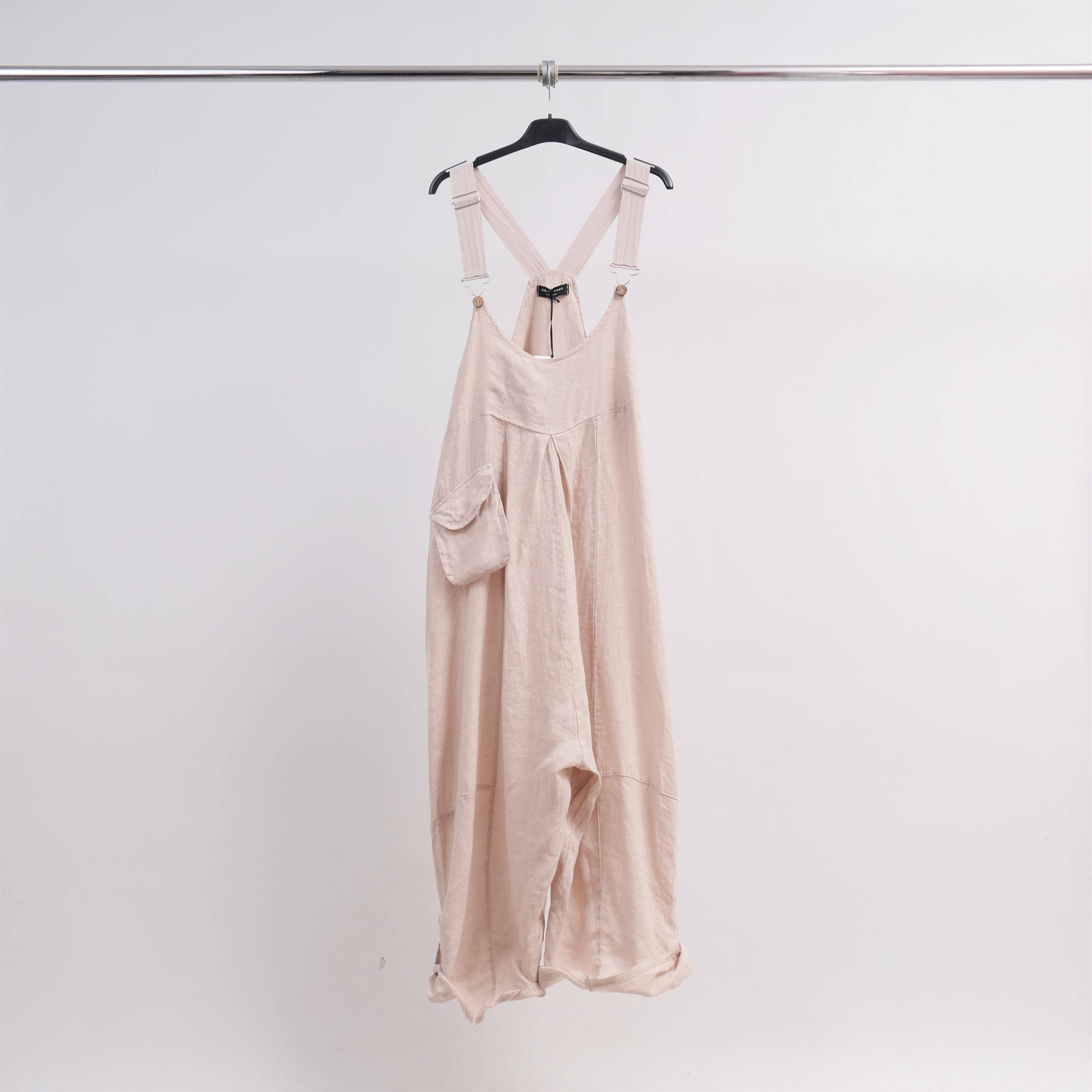 Cecile Wang - Wholesale Overalls - Women's - YX90420 linen jumpsuit13