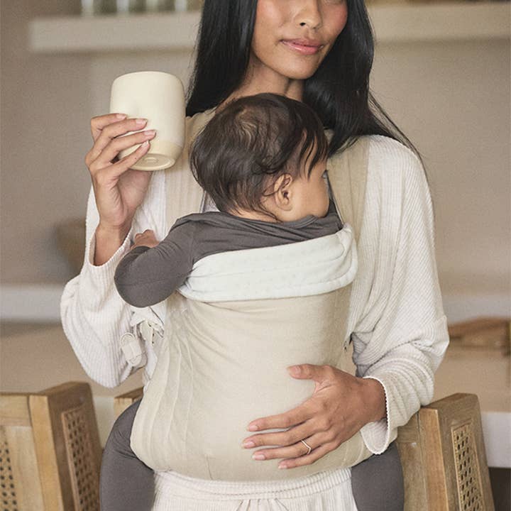 Solly Baby - Wholesale Baby Carrier - Oat Heritage Dot Buckle Carrier5