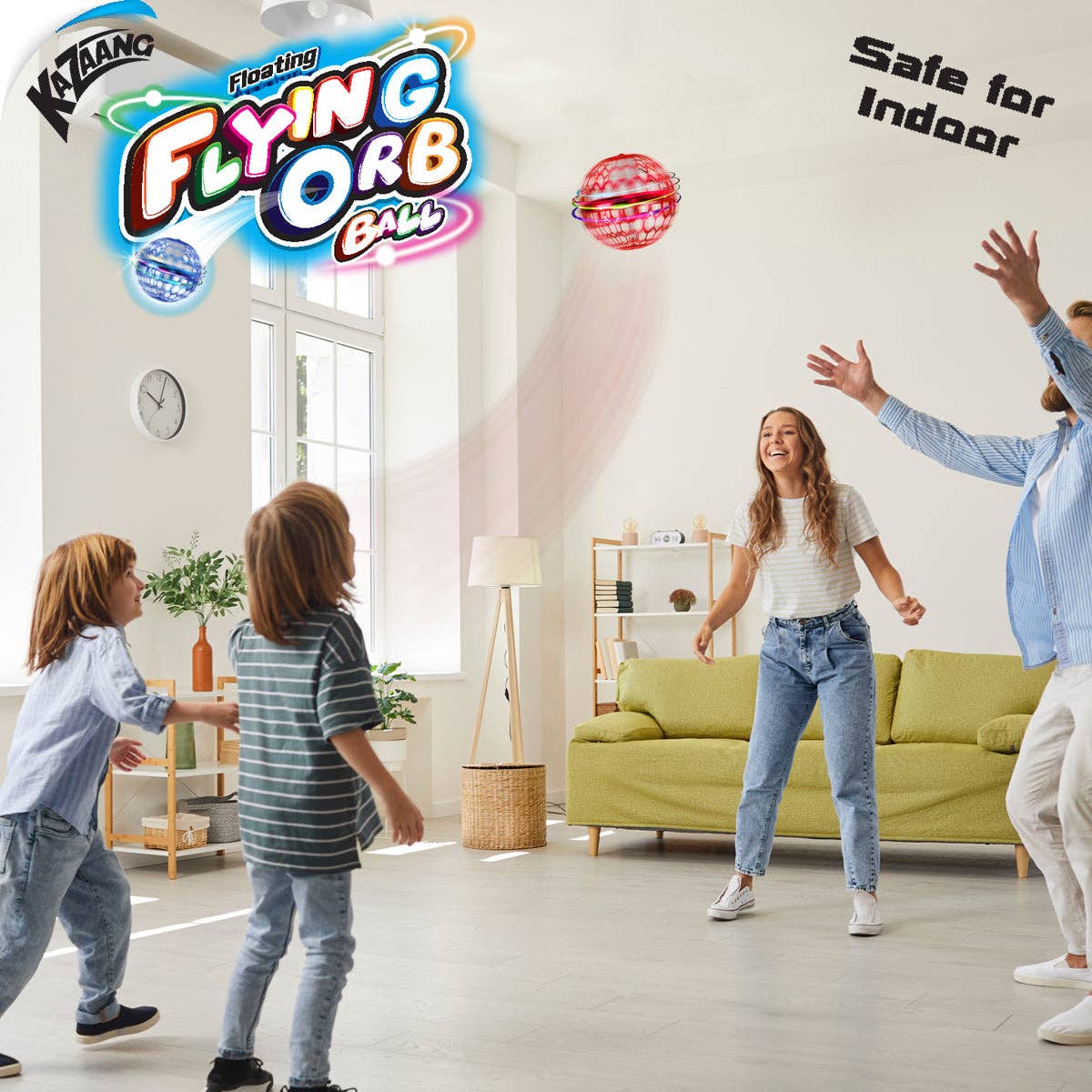 BMS Brands North America - Wholesale Light-Up Toy - Kids & Baby - Floating Flying Orb Ball - Red4