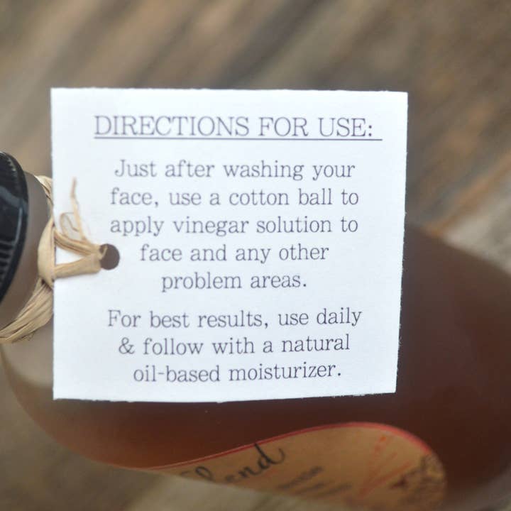 Red Bird Naturals - Wholesale Facial Toner - Clear Skin Vinegar Blend1