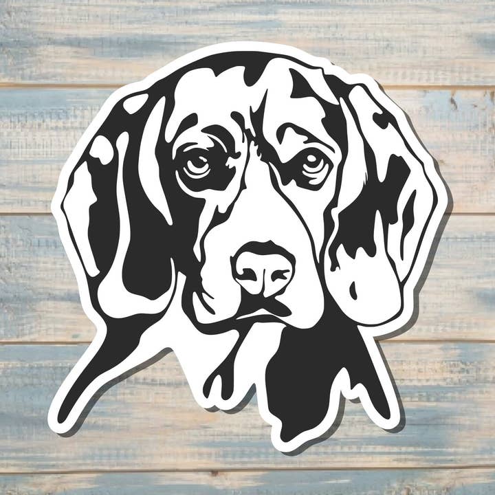 Adesivo Beagle | Adesivo o Magnete per la vendita all'ingrosso da parte di Handmade by Marlayna