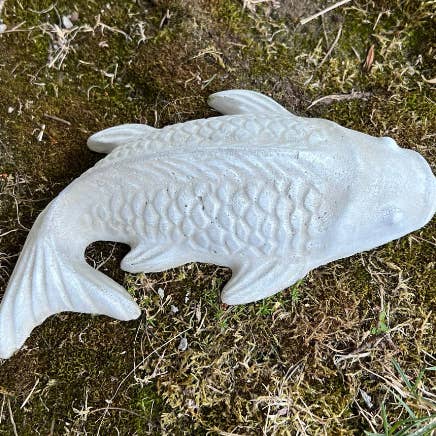 Backyard Stone Art - Wholesale Outdoor Ornament/Decor - Fish Statue, Asian Garden, Concrete Koi, Japanese garden