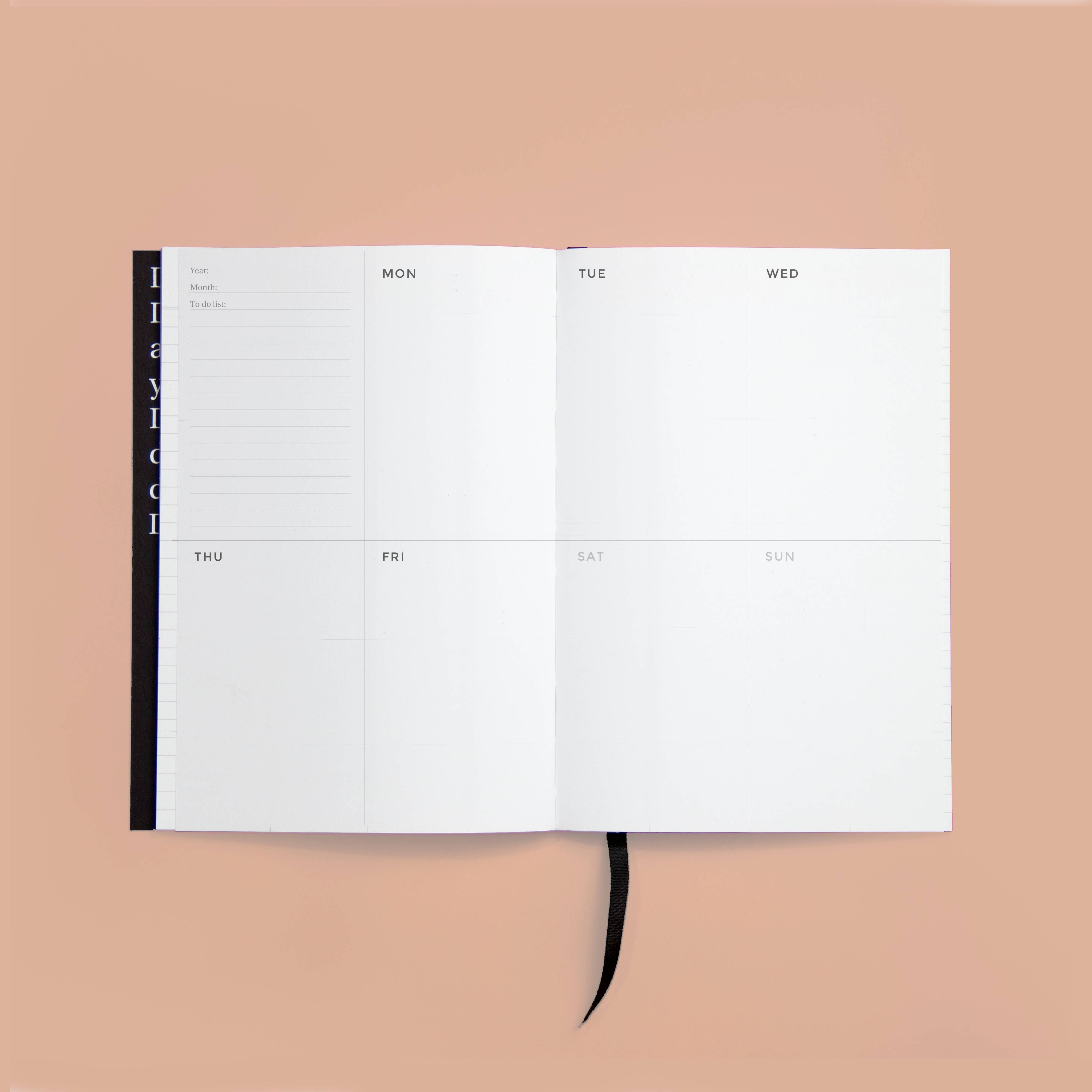OCTAGON DESIGN – Engroshandel Planner – Planlæg din uge sort1