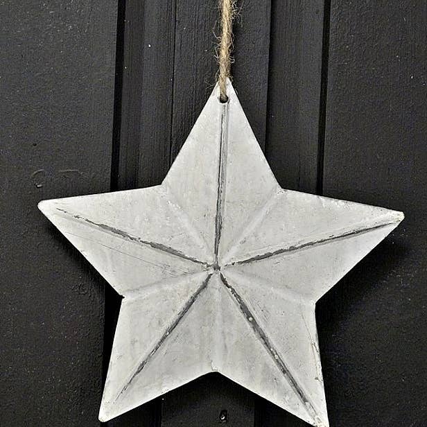 M8765- 7.5in Metal Fat 3D Star Ornament-1/72pcs for wholesale by Impressive Enterprises, Inc.