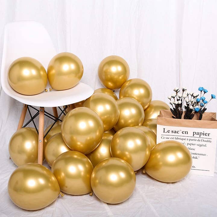 PatPat - Wholesale Balloon - 10Pcs Metallic Chrome Balloons Birthday