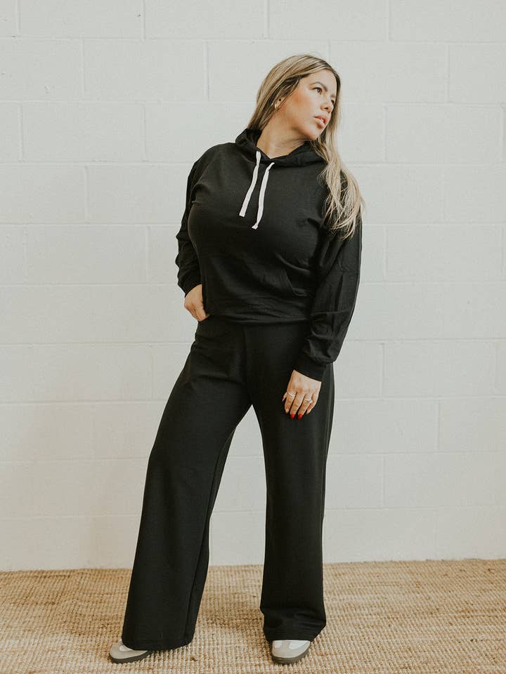 Jax & Lennon Clothing Co. - Wholesale Lounge Sweatpants/Joggers - Women's - Ladies Terry Wide Leg Sweatpants8