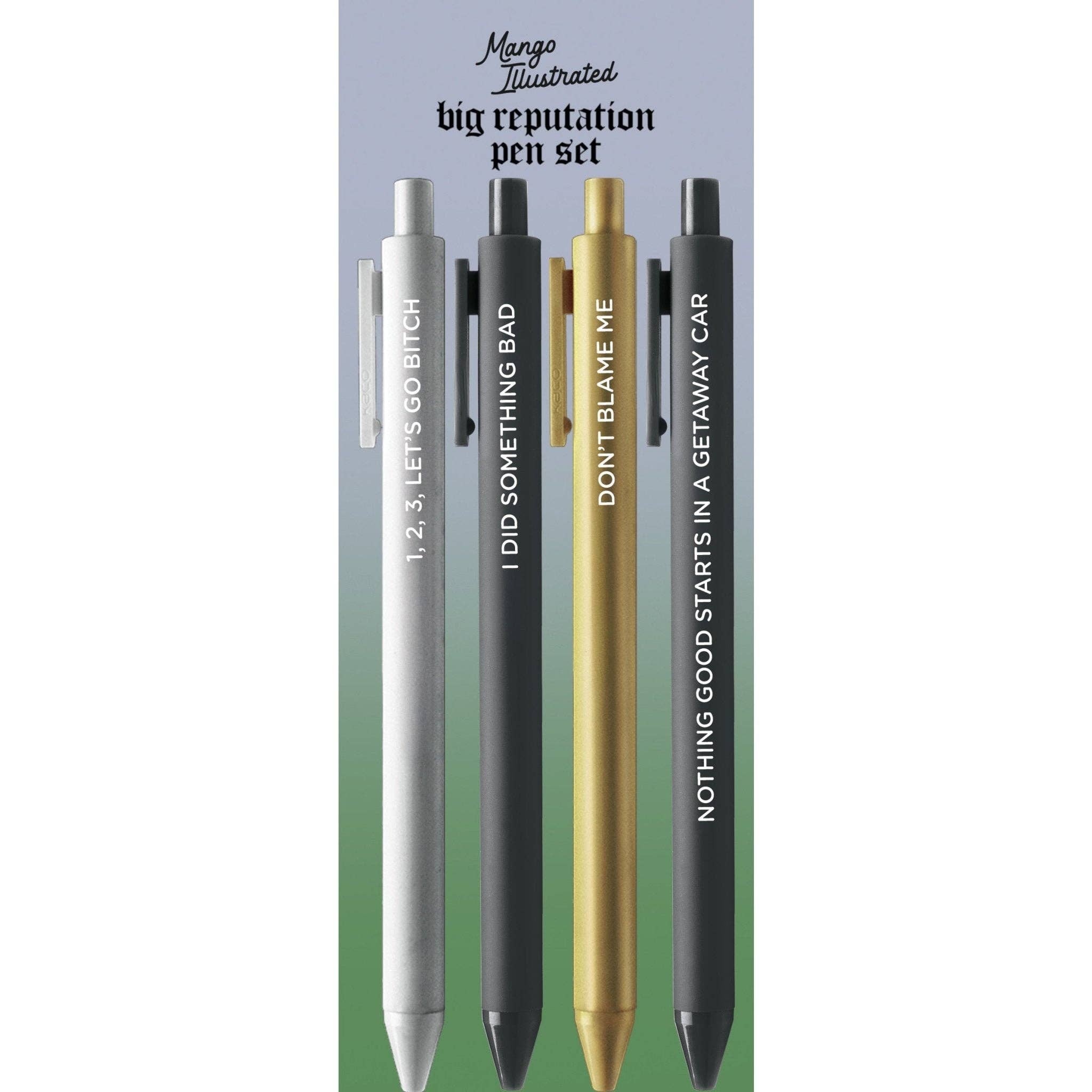 MangoIllustrated - Wholesale Pen - Big Reputation gel pen set2