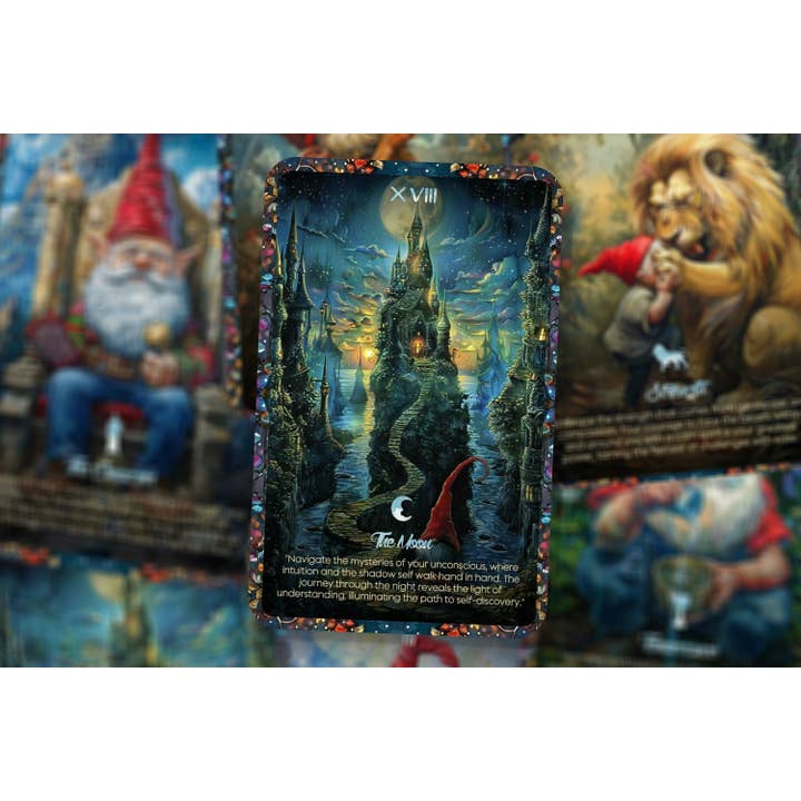 IBIZA TAROT - Vendita all'ingrosso Tarocchi - Viaggio dei Tarocchi del Racconto dello Gnomo - 22 Carte degli Arcani Maggiori