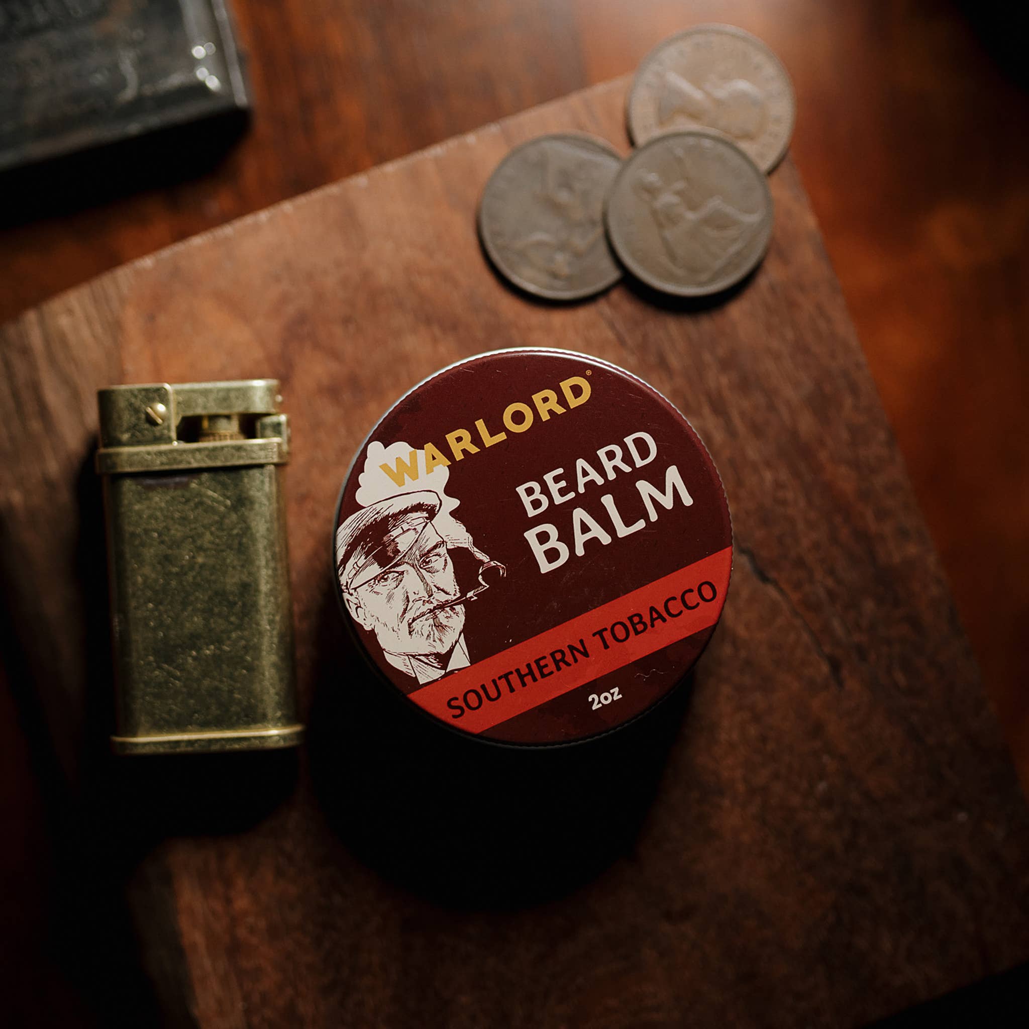 Warlord - Men's Grooming Essentials | Veteran Owned - Wholesale Beard Styling Product - Southern Tobacco Beard Balm1
