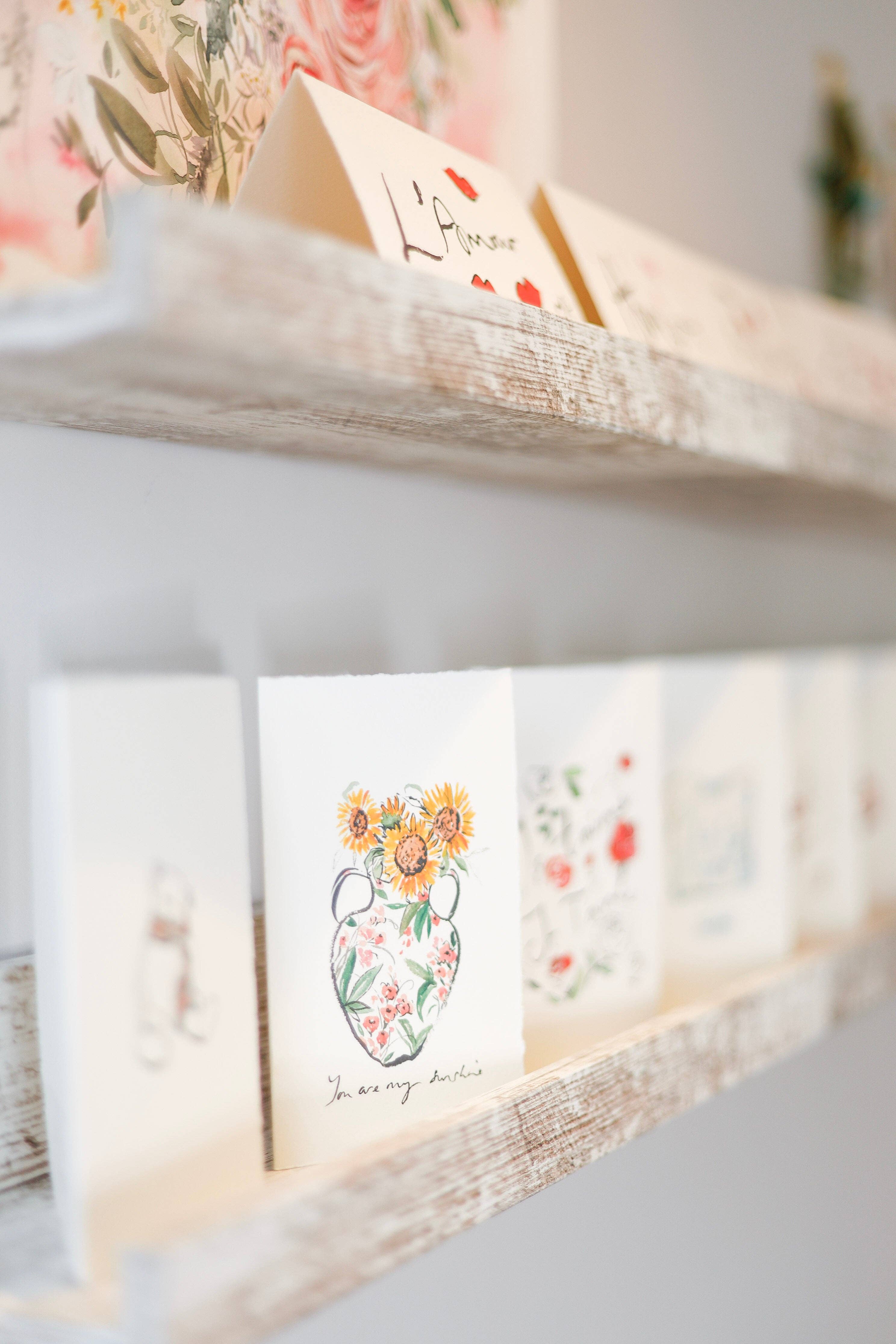 Sophie Amelia Creates - Wholesale Love Card - You are my sunshine - Summer greeting card3