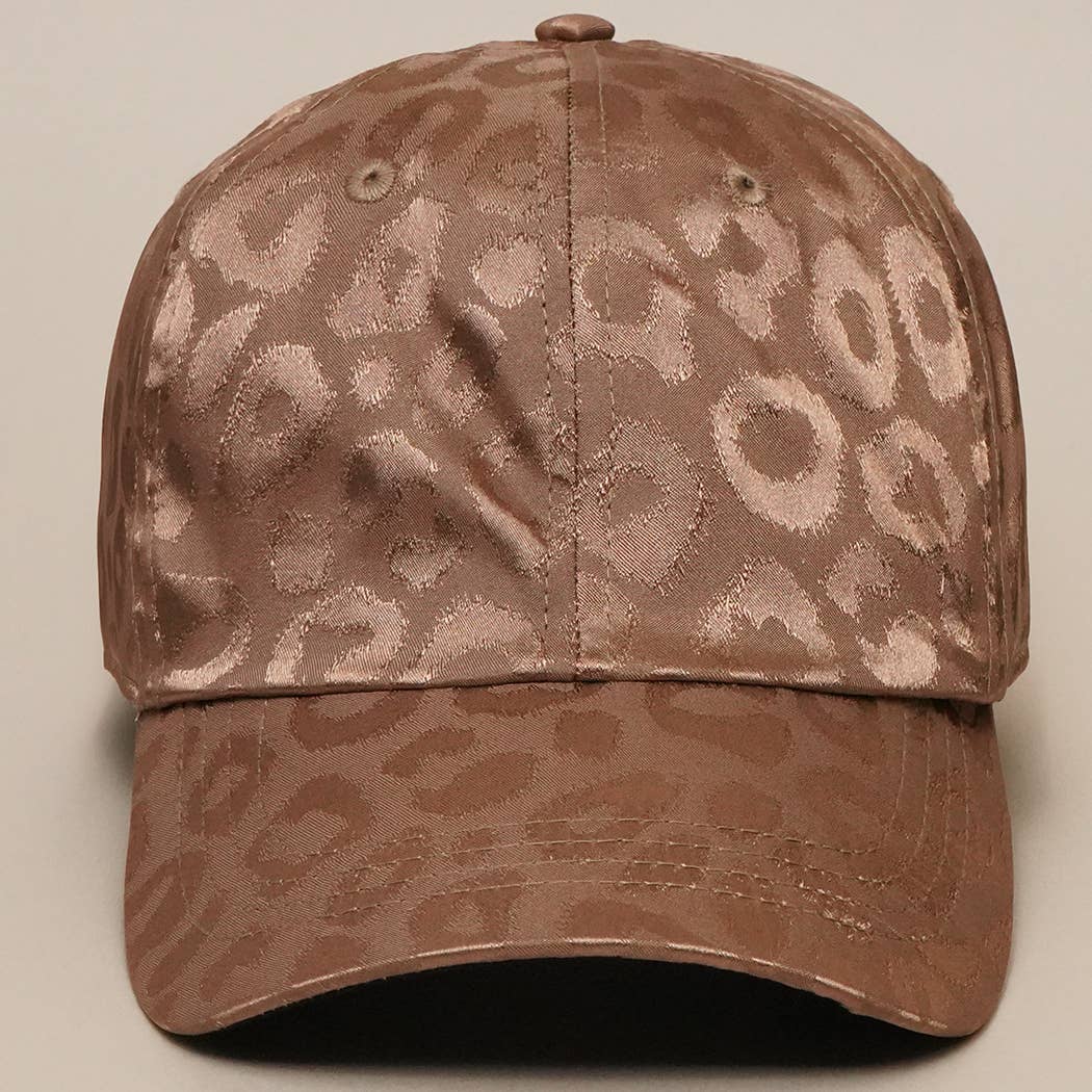 Fashion City – wholesale Baseball cap – Women's – Tonal Leopard Printed Snapback Baseball Cap8