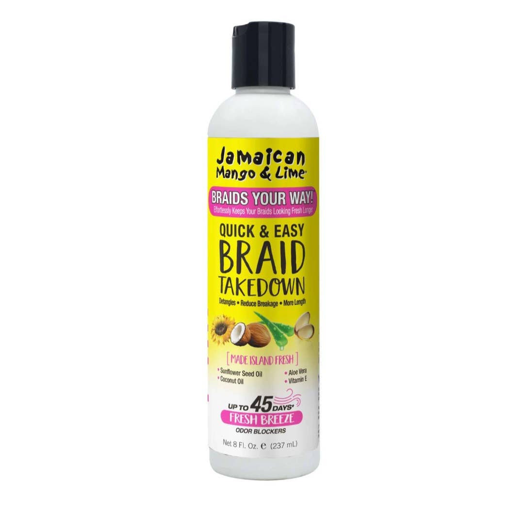 Majestic Wholesale - Wholesale Hair Spray - Jamaican Mango “Braids Your Way” Braids Takedown – 8 oz