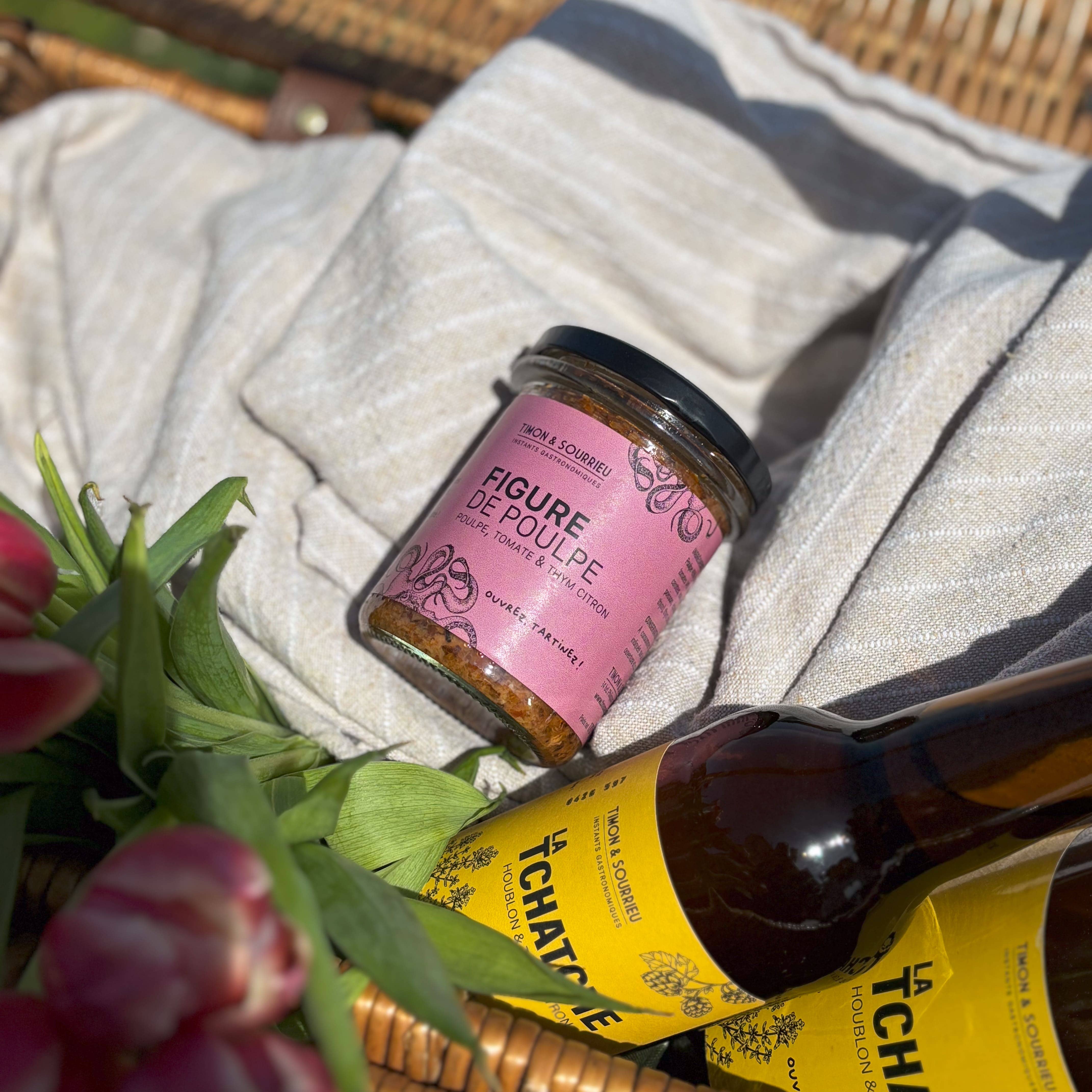 Timon et Sourrieu - Wholesale Tapenade - FIGURE DE POULPE (octopus, tomatoes, lemon thyme) 170G1