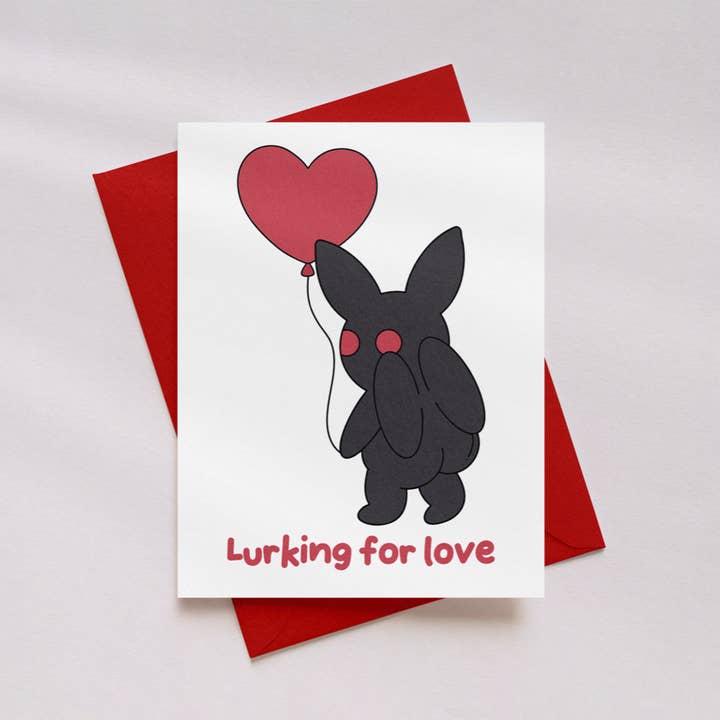 Lurking For Love Greeting Card for wholesale by Mouthy Broad