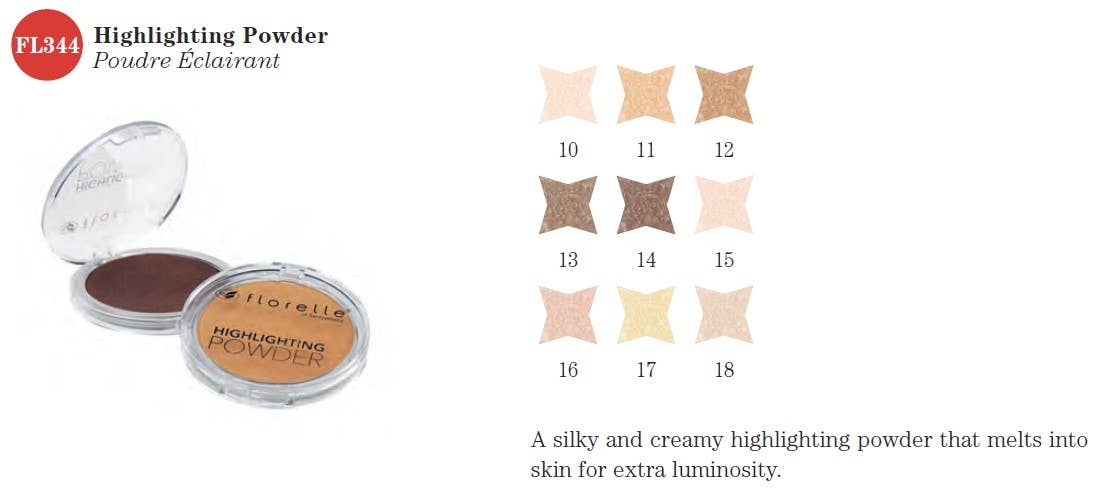 FLORELLE - Wholesale Makeup Highlighter - Florelle FL 344 Highlighting Powder3