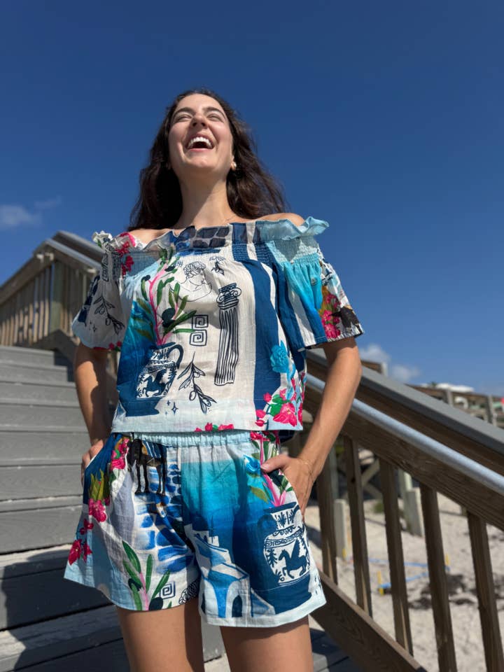 Matching sets | Santorini for wholesale by PICK HAPPY