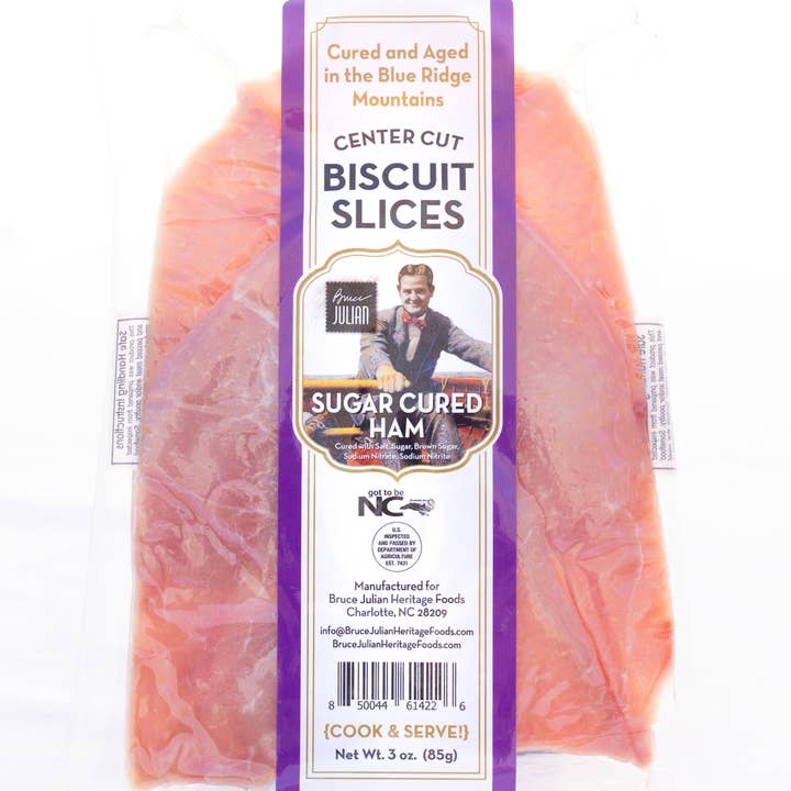 Bruce Julian Heritage Foods - Vente Jambon - Tranches de biscuits au jambon de campagne0