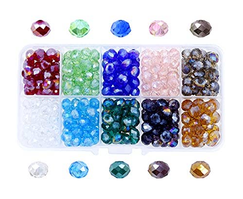 Mandala Crafts - Wholesale Beads - Faceted Bicone Crystal Glass Beads for Jewelry Making11