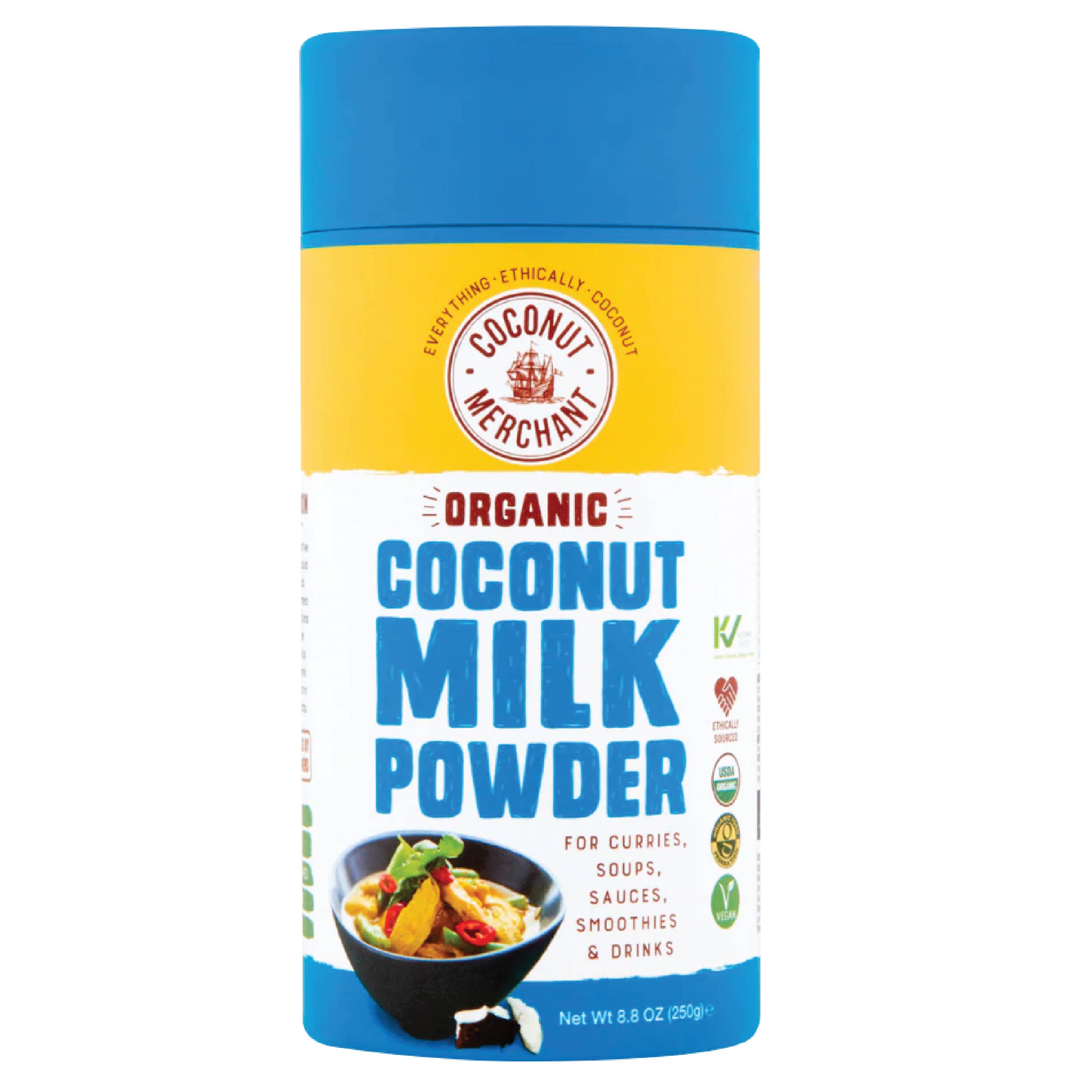 Coconut Merchant - Vente Boisson diététique en poudre - Poudre de Lait de Coco Pur - 250g1