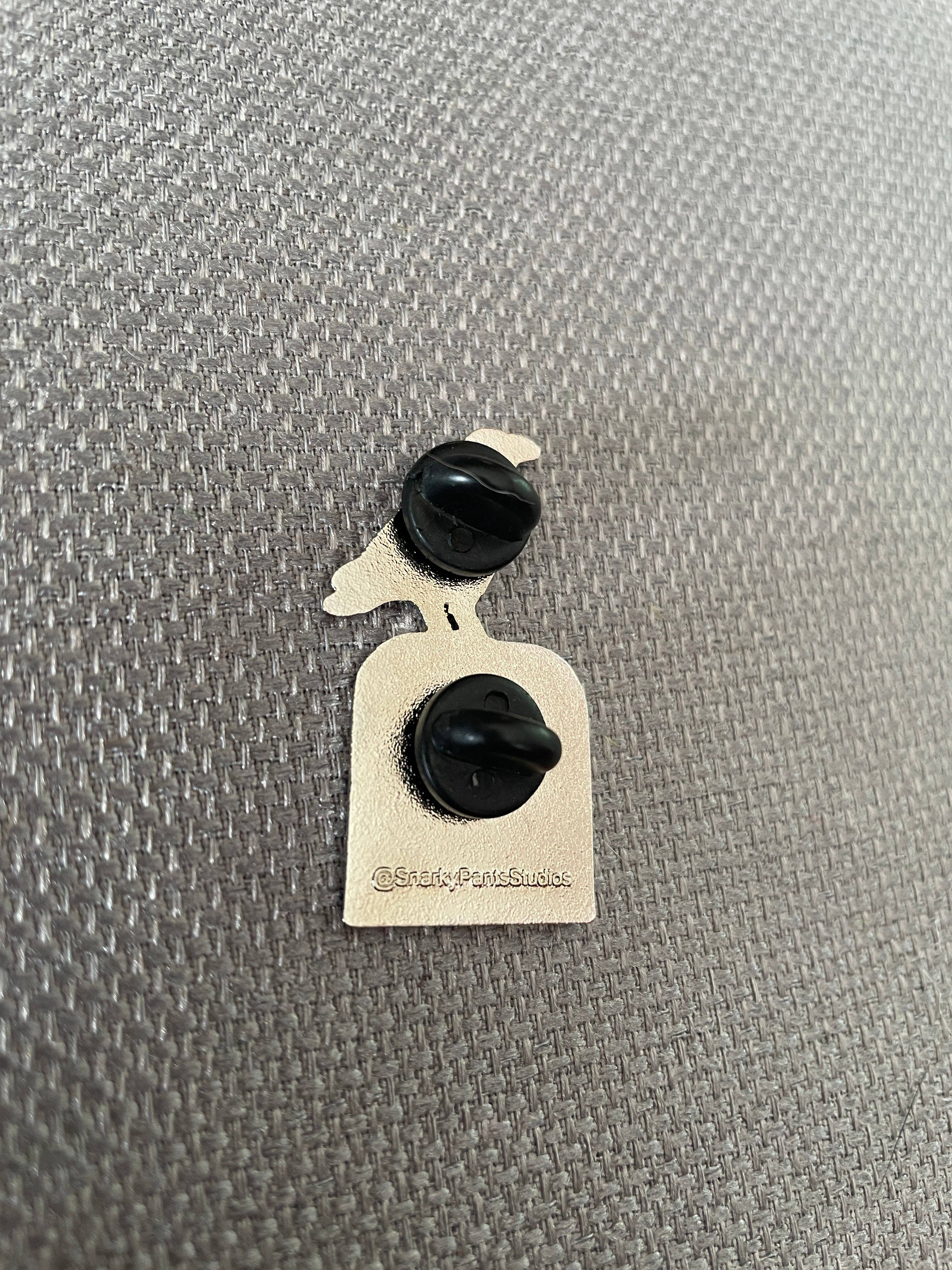 Snarky Pants Studios - Wholesale Lapel Pin/Button - Support Your Local Murder Crow Enamel Pin, Murder Crow Pin, Black Crow Pin, Funny Pin3