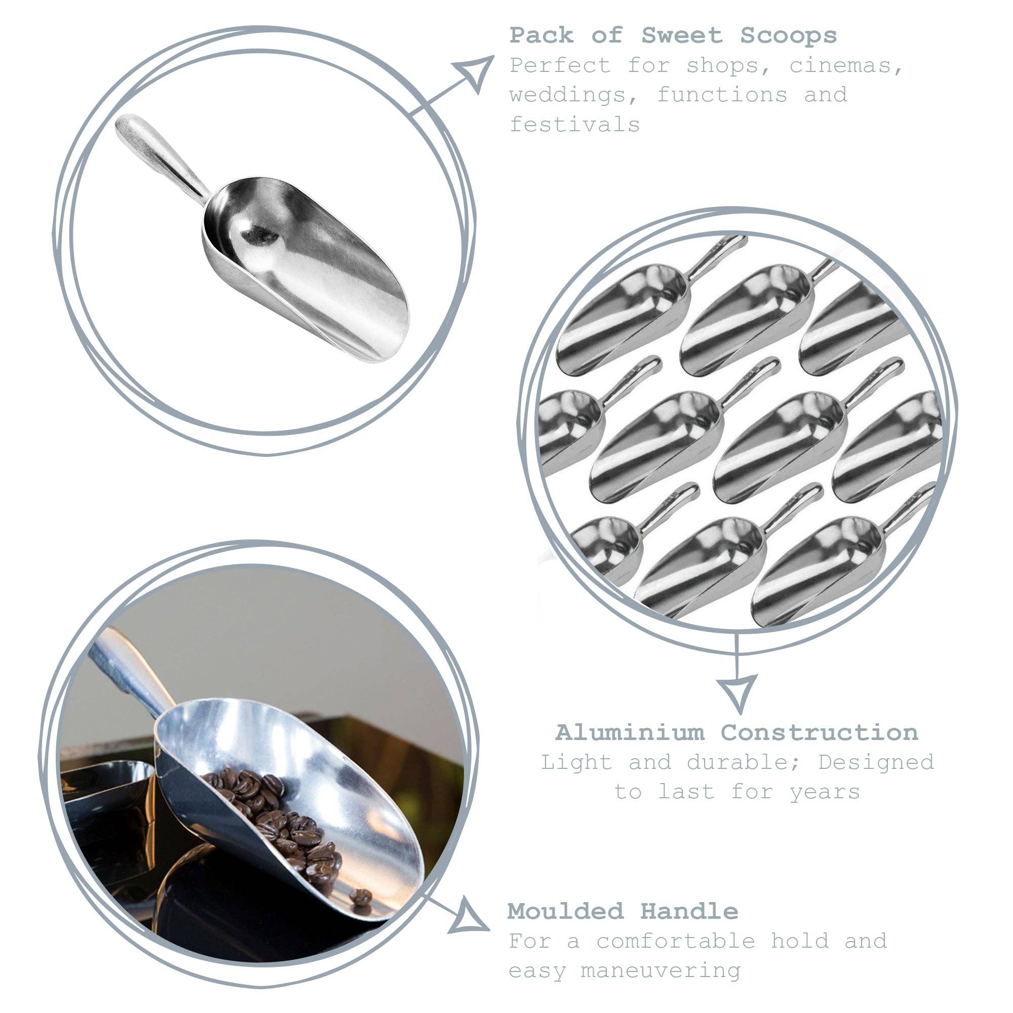 Rinkit Pty Ltd - Wholesale Ice-cream scoop - Rink Drink Aluminium Scoop2