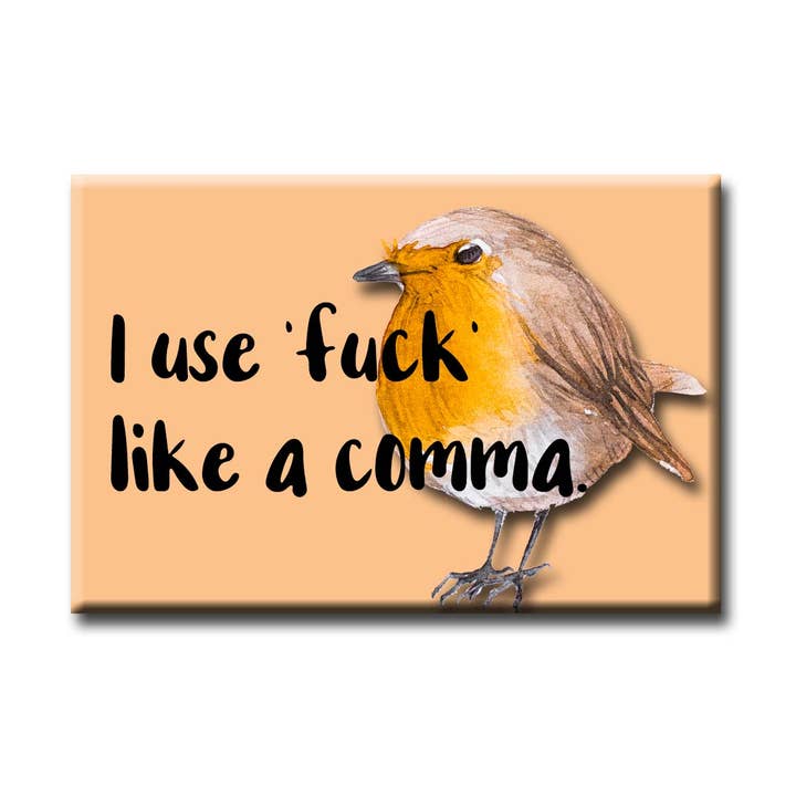 ChicalooKate - Wholesale Magnet - I Use Fuck Like A Comma Magnet0