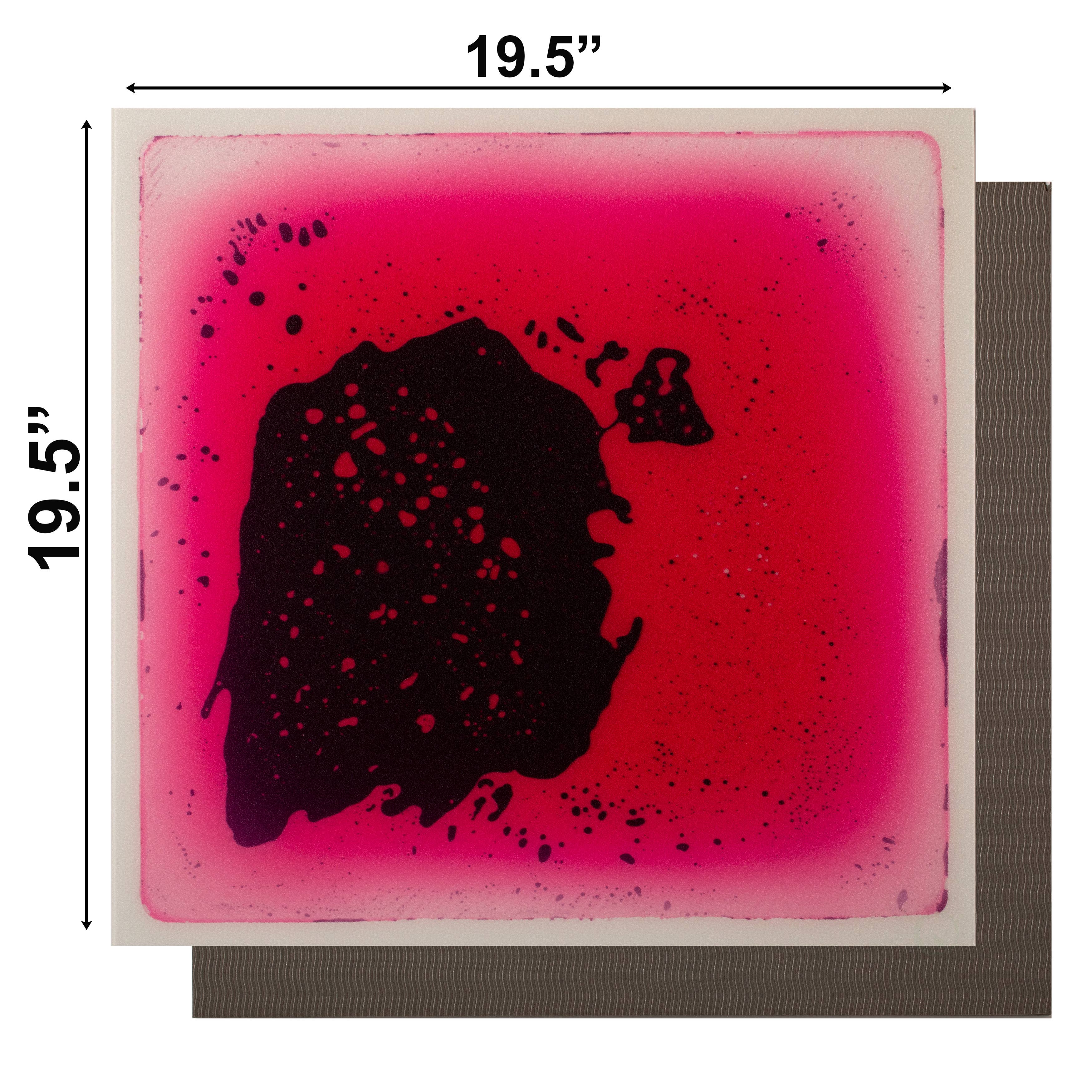 Quickway Imports - Wholesale Toy Set - Kids - Sensory Liquid Gel Floor Square Tiles, Kids Floor Mat, 4PacK13