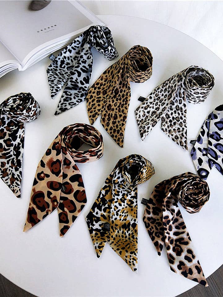 CWASC2381_NEW BINDING BAG LEOPARD PRINT SCARF for wholesale by NINEXIS