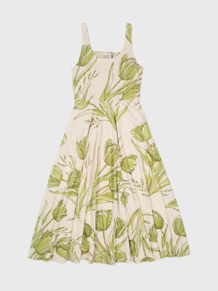 Happy Earth - Wholesale Dress - Women's - Lily Midi Dress | Les Fleurs