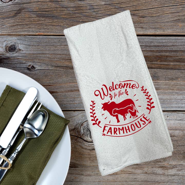 Willkommen im Farmhouse Kitchen Towel für den Großhandel von Cacciatore’s Corner