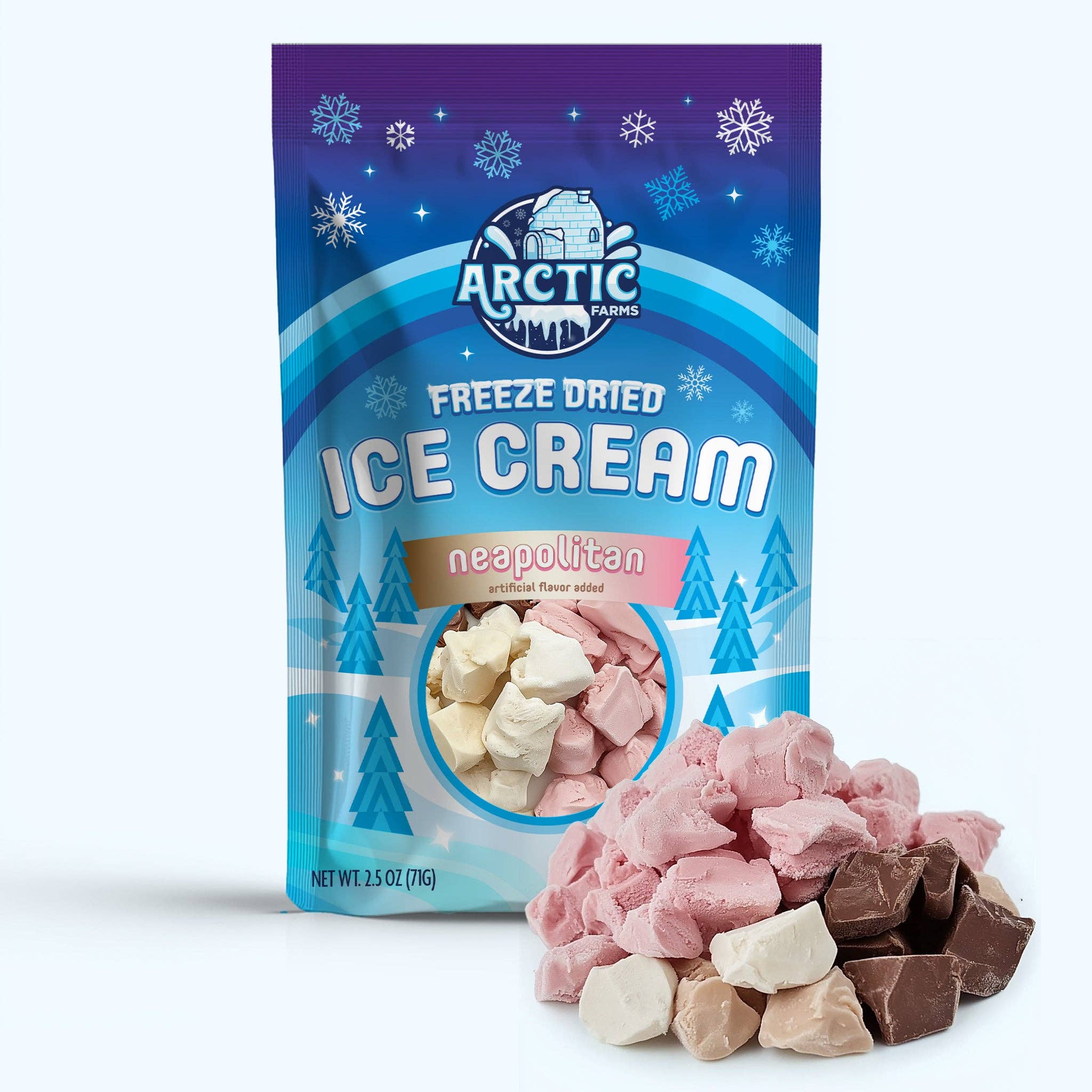 Arctic Farms – Sorvete/gelado por atacado – Gelado Liofilizado Que Não Derrete (Bits) (2,5 oz)9