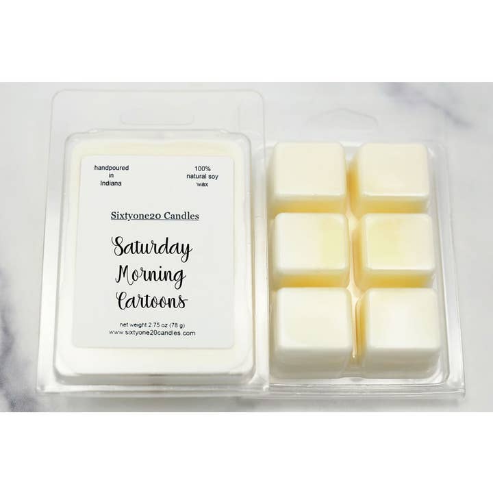 Saturday Morning Cartoons Wax Melt ~ 100% Soy for wholesale by Sixtyone20 Candles