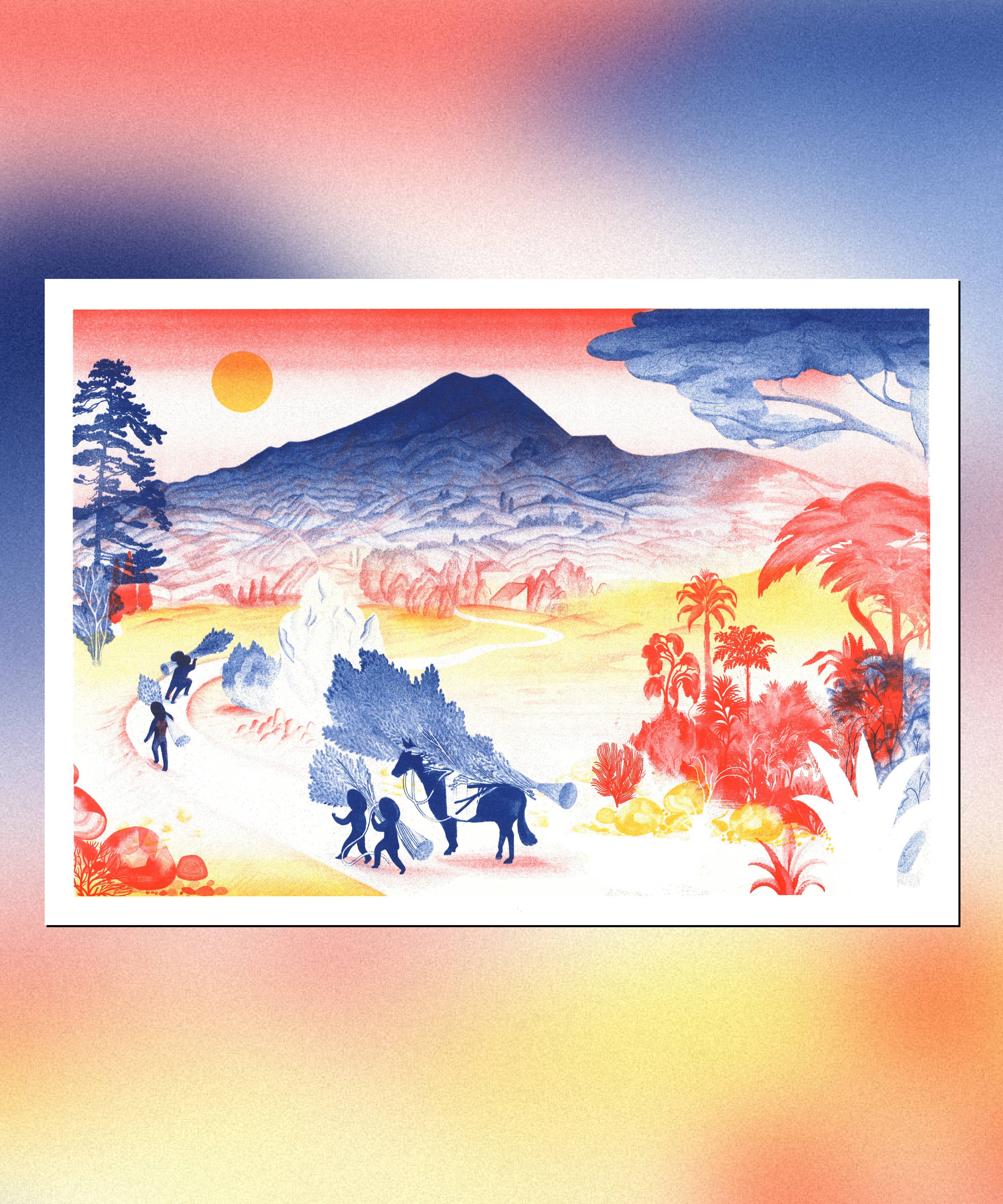 KIBLIND Atelier - Wholesale Poster - A3 Poster - Montagne Sainte-Victoire - Mayumi Otero3