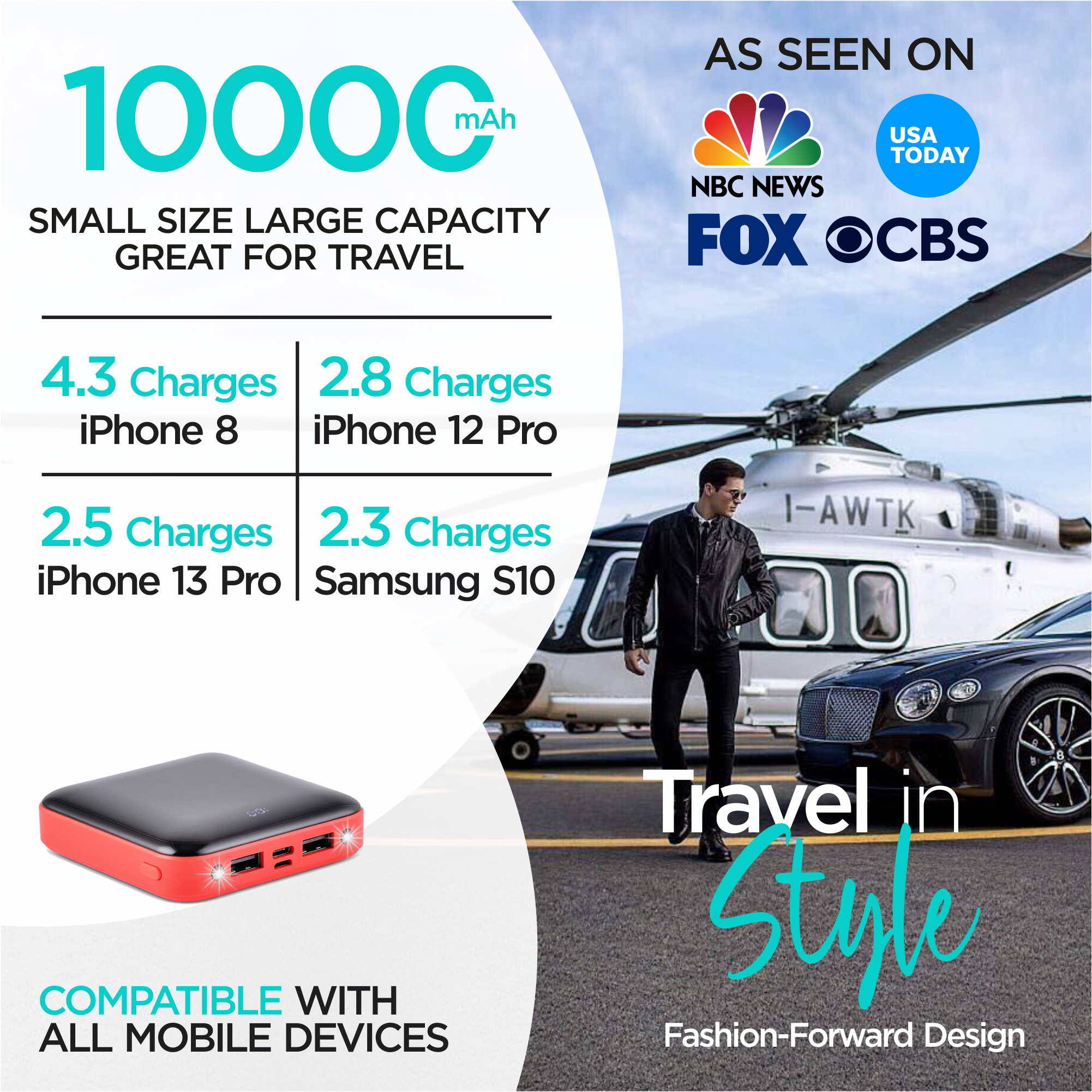 GreaTech - Wholesale Portable Charger - GreaTech Premium Portable Charger Power Bank. Luxury Gift5