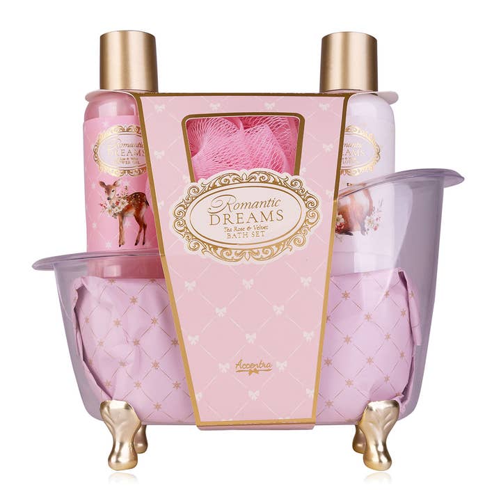 Romantic Dreams Gift Set for Women in Decorative Bathtub for wholesale by Accentra