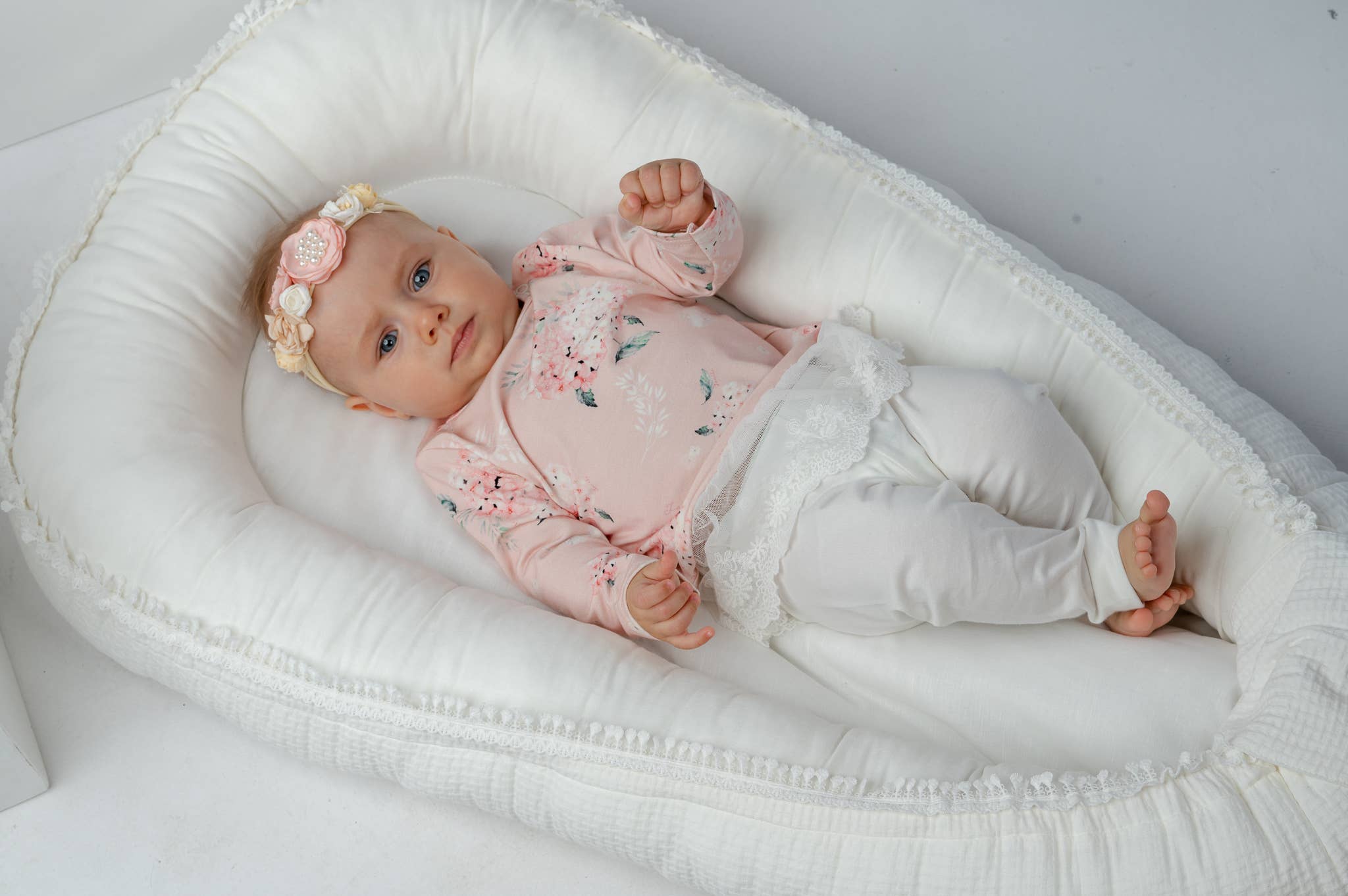 JAMIKS - Wholesale Bed - Kids & Baby - Newborn Cocoon Nest MILAN Linen Cotton1