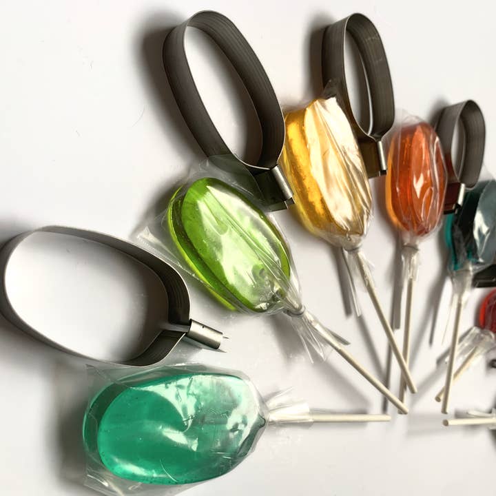 Sucker Molds / Lollipop Molds -10 Pack Bag - Ovals for wholesale by JBK Pottery