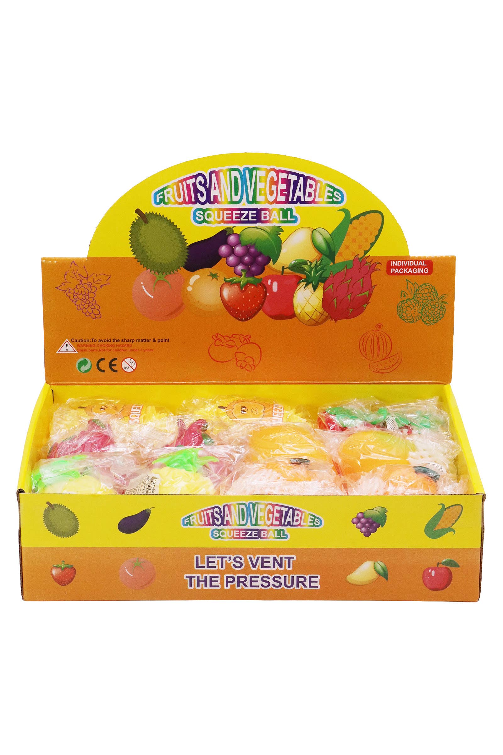 Surtido Juguete Suave y Apretujable Relleno de Slime Esponjoso de Mezcla de Frutas de venta al por mayor en Faire9