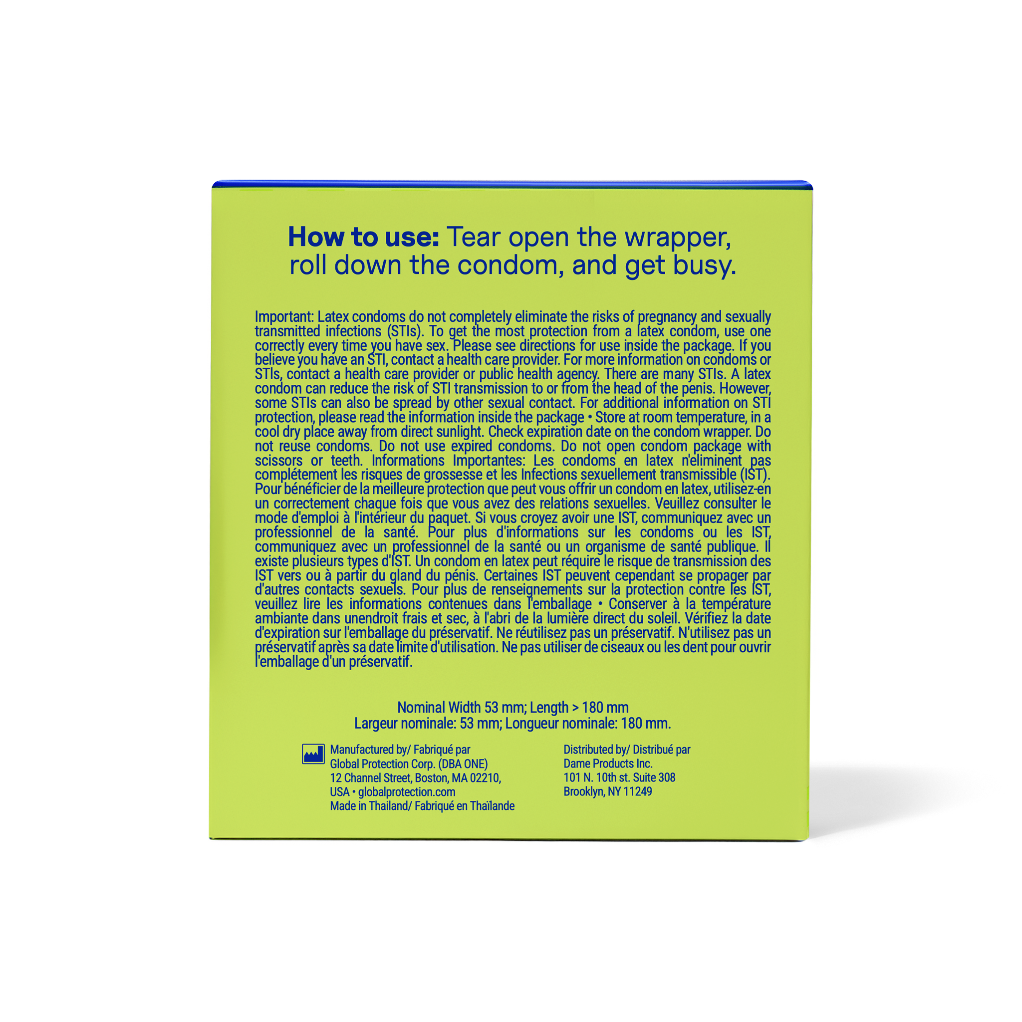 Dame Products - Wholesale Contraceptive/Condom - Condoms - Ultra-Thin10