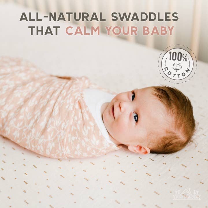 Mini Wander, LLC - Wholesale Swaddle - Baby - Muslin Swaddle Baby Blanket – Magnolia Tree23