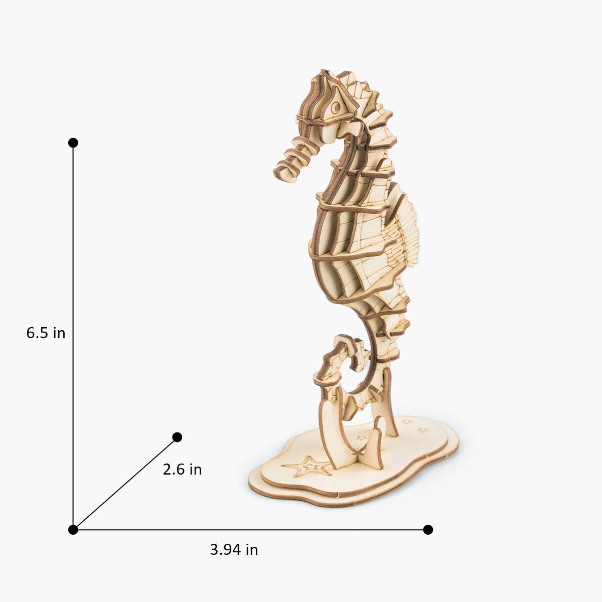 Hands Craft - Wholesale Puzzle - Kids - 3D Laser Cut Wooden Puzzle Bundle Pack: Sea Animals8