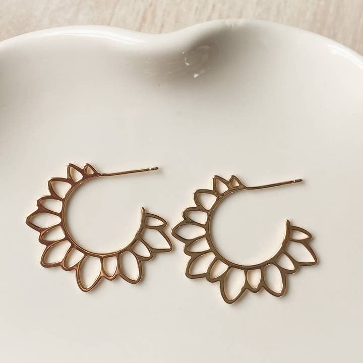 Agaveh girl – wholesale Hoop earrings – Flower Girl Hoops9