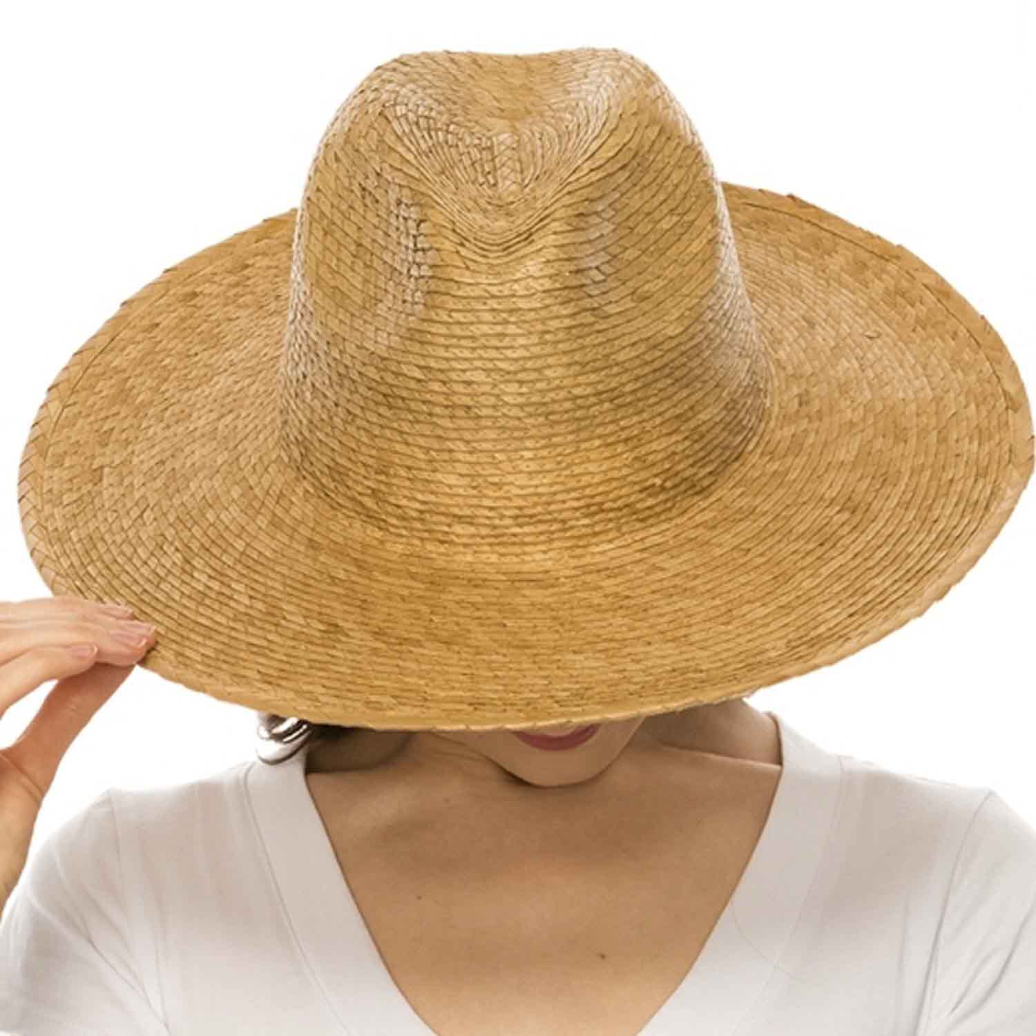 Bella Betty - Wholesale Straw Hat - Women's - Summer fedora in natural palm leaf straw (Copy)8