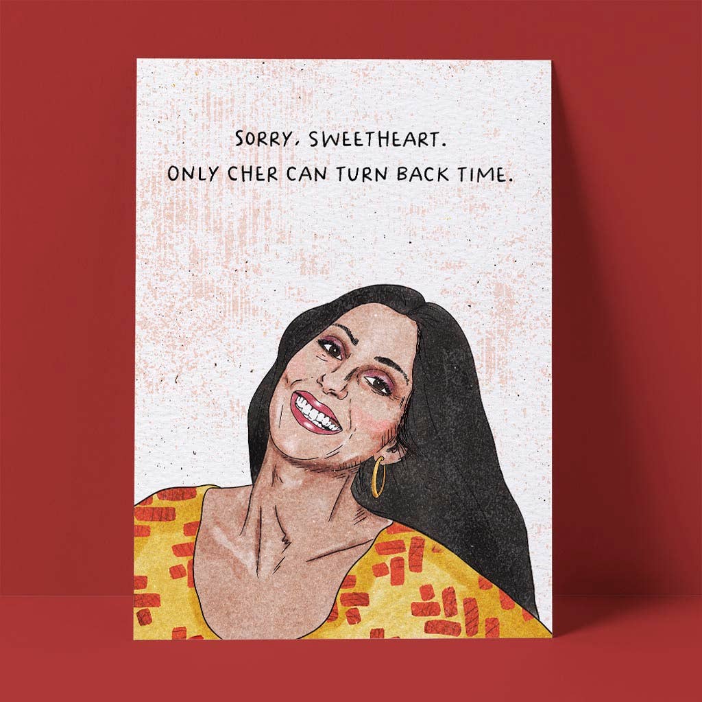 Pretty Good Cards – wholesale Birthday card – Turn Back Time Birthday Card1