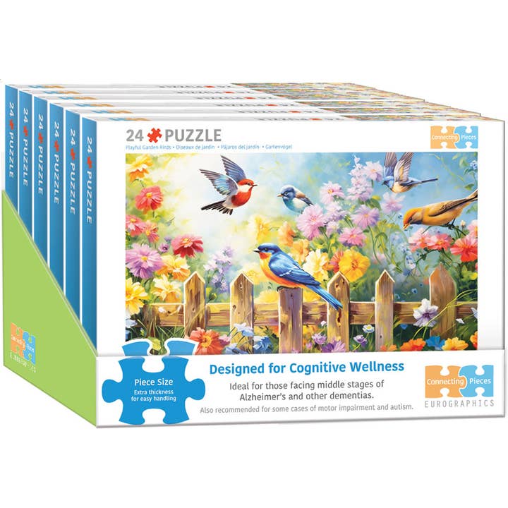 Surtido de Piezas Conectables de 24 unidades (6 Paquetes PDQ) para venta al por mayor de Eurographics Puzzles Europe