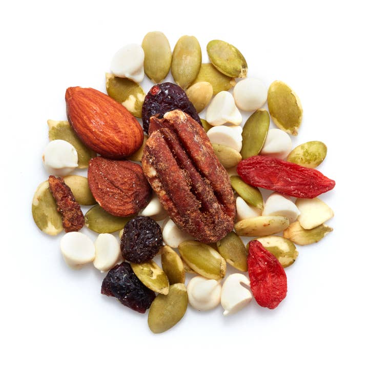 Yoghurt & Cinnamon Pecan Mix, Nuts, Seeds, Dried Fruit, Snack (25 lbs) for wholesale by Tootsi Impex