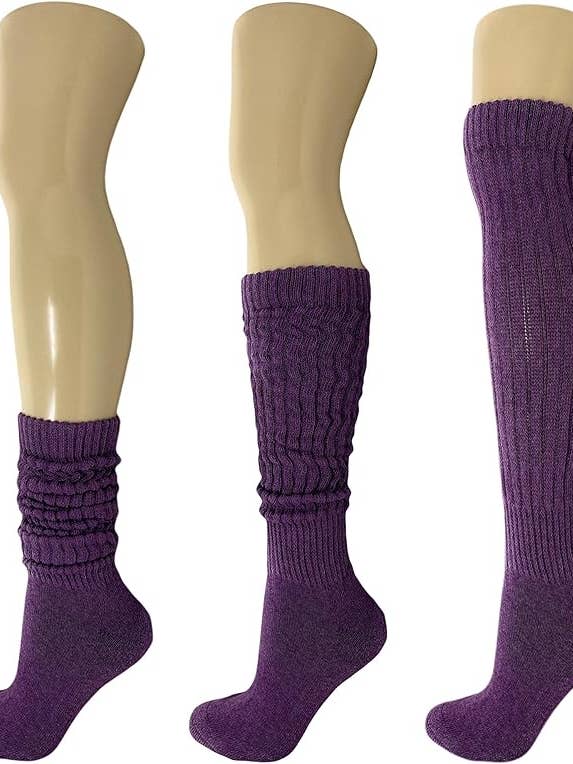 Mars Outlet Store LLC - Wholesale Socks - Women's - Cotton Slouch Boot Socks for Women Shoe Size 5 to 10 3 Pairs24