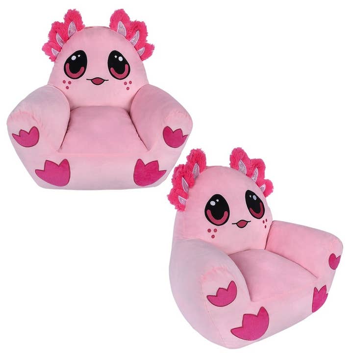 La Luna Bella - Toys - Wholesale Stuffed/Plush Toy - Kids & Baby - 20" Axolotl Chair Plush - LLB Toys